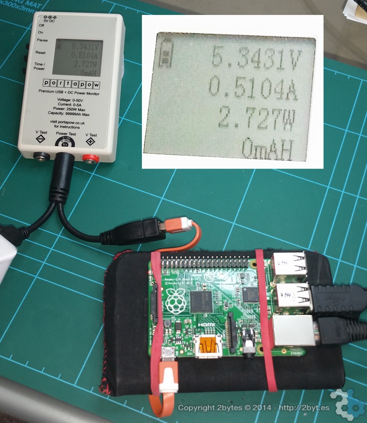 Raspberry Pi Model B+ with External USB HDD 